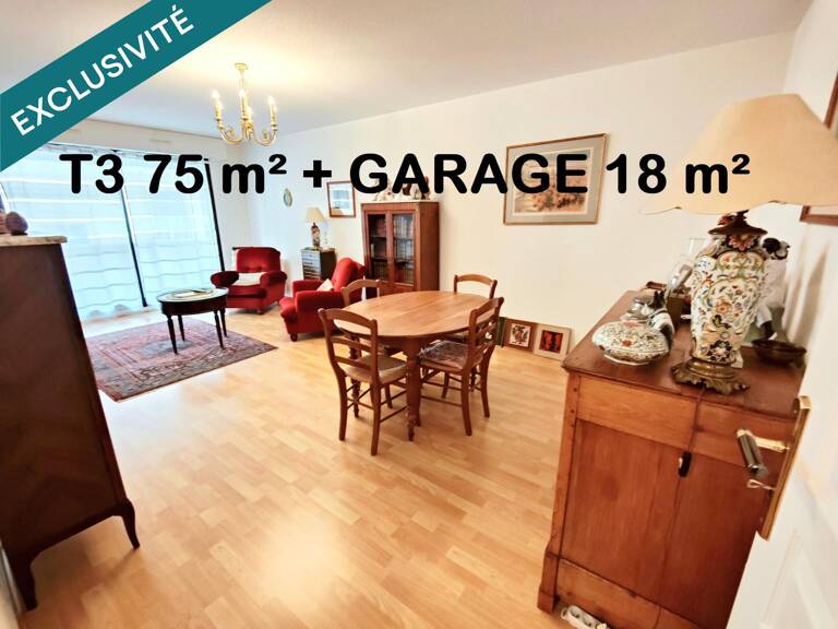 T3 ascenseur. Grand garage. Au calme. DPE C. Tram. — photo 1