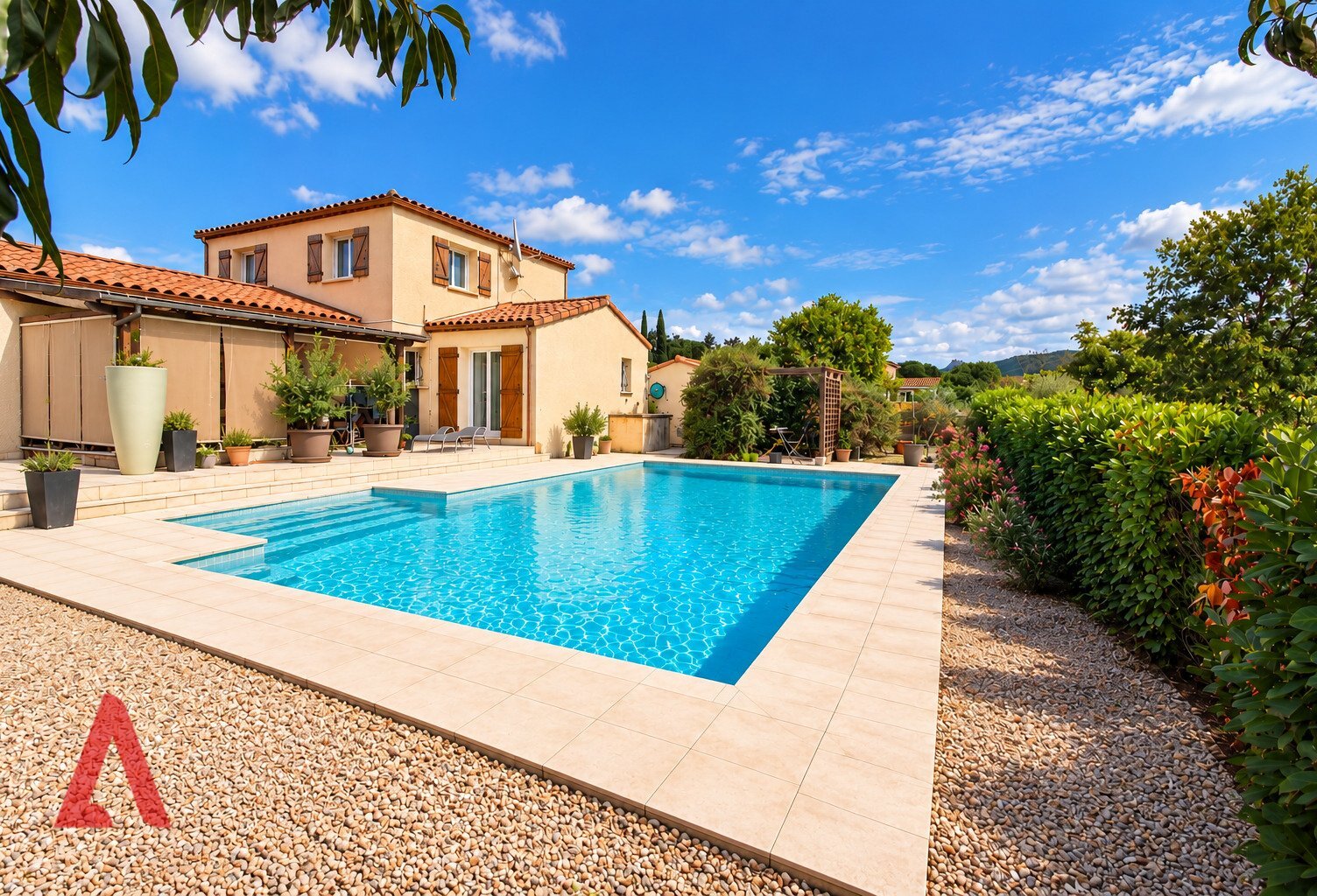 VILLA MODERNE 3 CHAMBRES AVEC PISCINE, CARPORT & GARAGE  125 M² HABITABLES  TERRAIN DE 829 M²  290 000  — photo 1