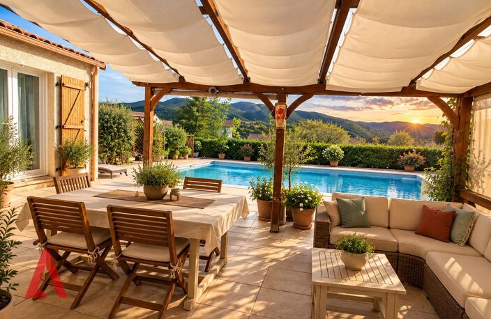 VILLA MODERNE 3 CHAMBRES AVEC PISCINE, CARPORT & GARAGE  125 M² HABITABLES  TERRAIN DE 829 M²  290 000  — photo 3