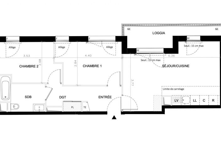 Vente Appartement 3 pièces — photo 3