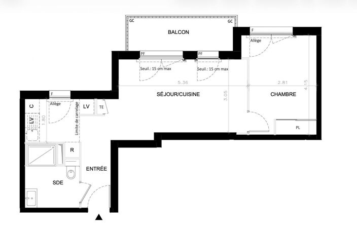 Vente Appartement 2 pièces — photo 3