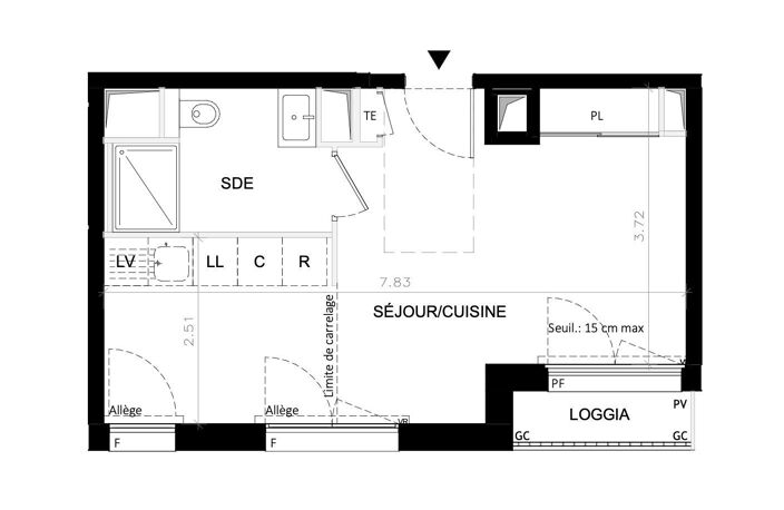 Vente Studio 1 pièce — photo 3