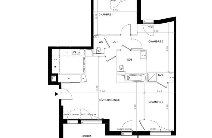 Vente Appartement 4 pièces — photo 4