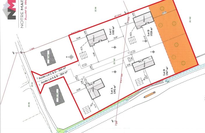 Vente Terrain à bâtir 6 428 m&sup2; — photo 2