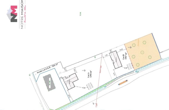 Vente Terrain à bâtir 3 323 m&sup2; — photo 2