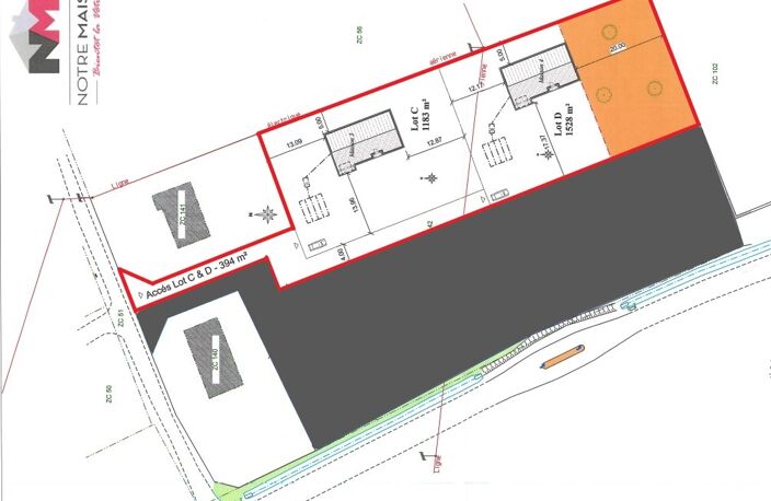 Vente Terrain à bâtir 3 105 m&sup2; — photo 4