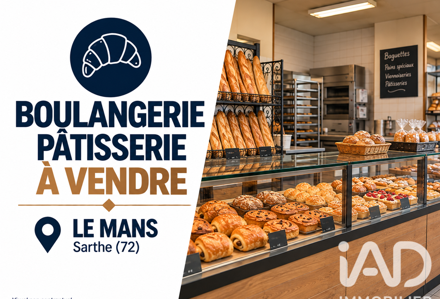 Vente Boulangerie, Pâtisserie — photo 1