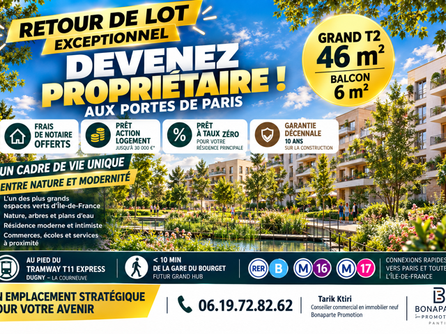 RARE RETOUR DE LOT EXCEPTIONNEL — photo du bien