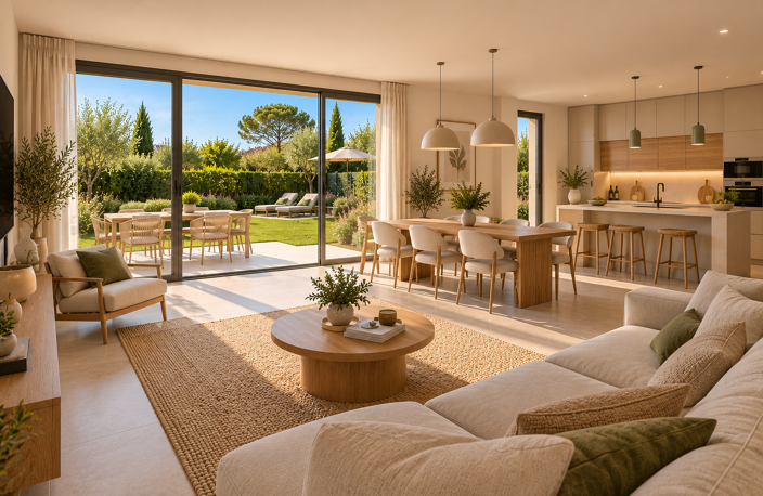 UNE MAISON NEUVE T5 de 4 chambres AVEC GRAND JARDIN ET GARAGE, AU CALME ET PROCHE DE TOUT — photo 2