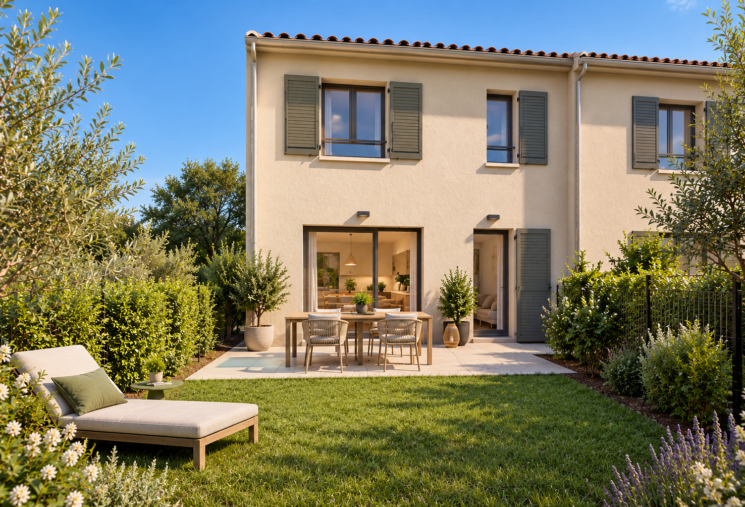 MAISON T3 NEUVE AVEC JARDIN À SALON-DE-PROVENCE — photo 1
