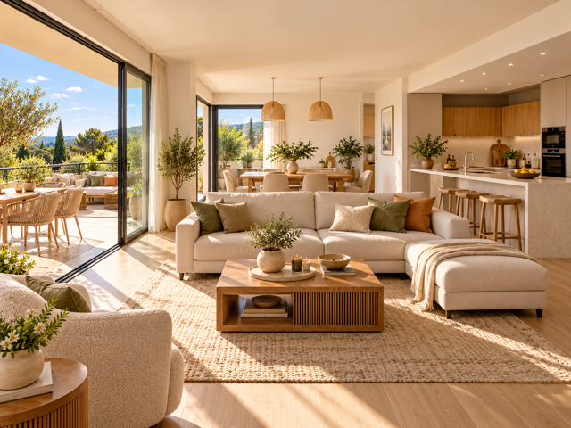 T3 DE 60M² AVEC TERRASSE PROCHE THOLONET — photo du bien