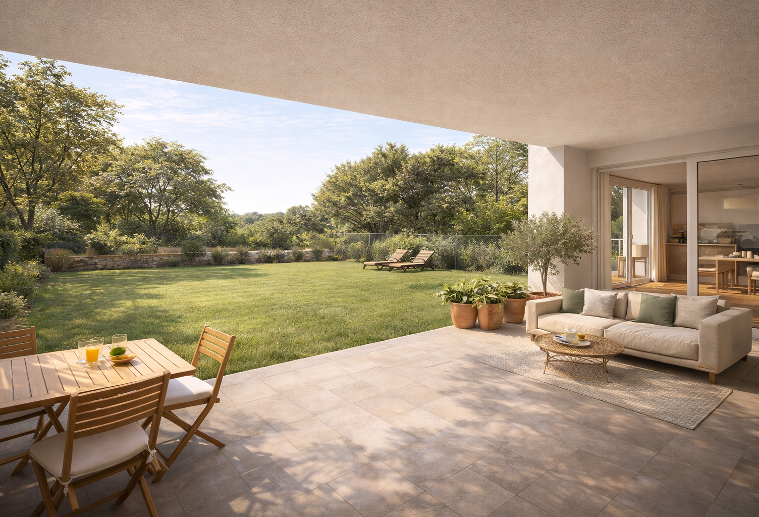-appartement T4 comme une maison avec jardin 150m² à Aix-en-Provence — photo 1