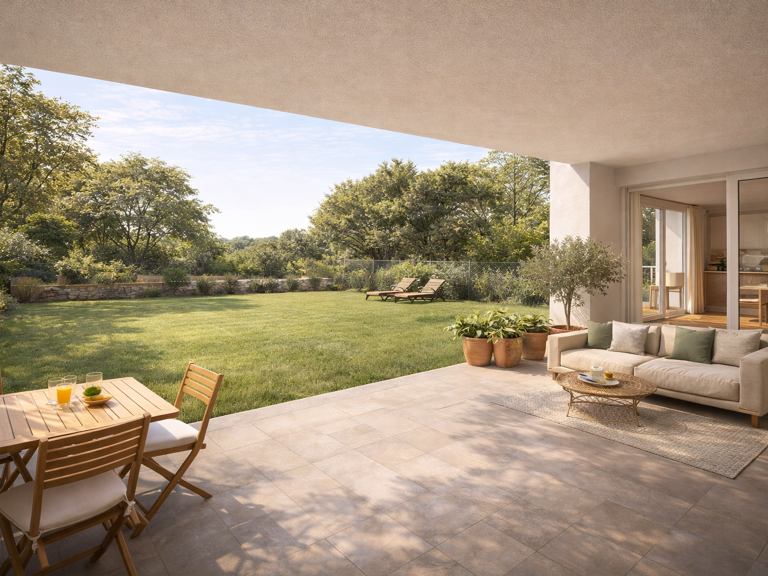 -appartement T4 comme une maison avec jardin 150m² à Aix-en-Provence — photo 1