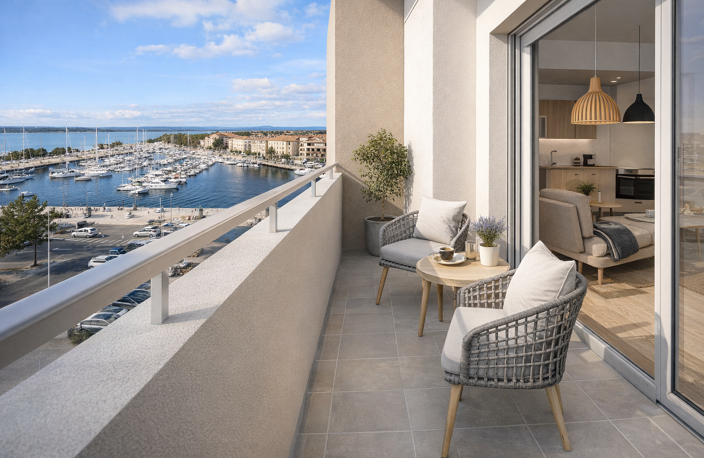 Au pied du port de plaisance Appartement T2 avec terrasse  — photo 2
