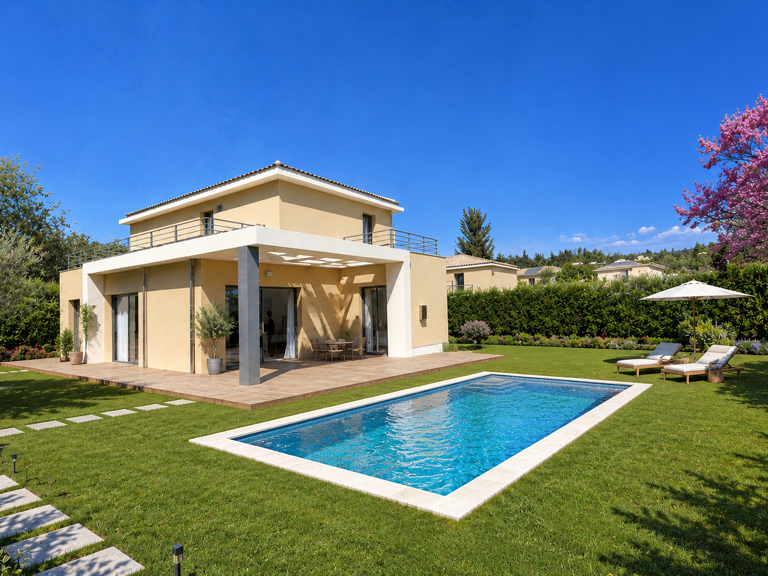 -AIX - MAISON INDIVIDUELLE RE2020 DE 110M² AVEC 300M² DE JARDIN ET GARAGE — photo 1