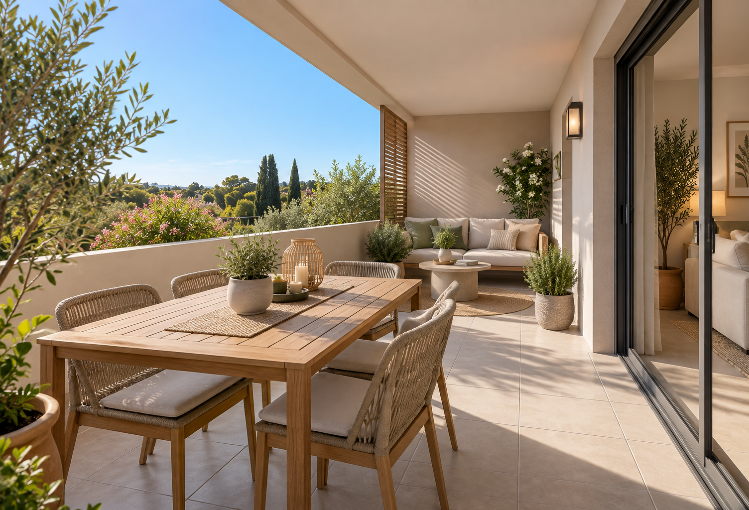 -APPARTEMENT 2 PIECES DE 45m² AVEC GRANDE TERRASSE - ZONE DU PESQUIER — photo 1