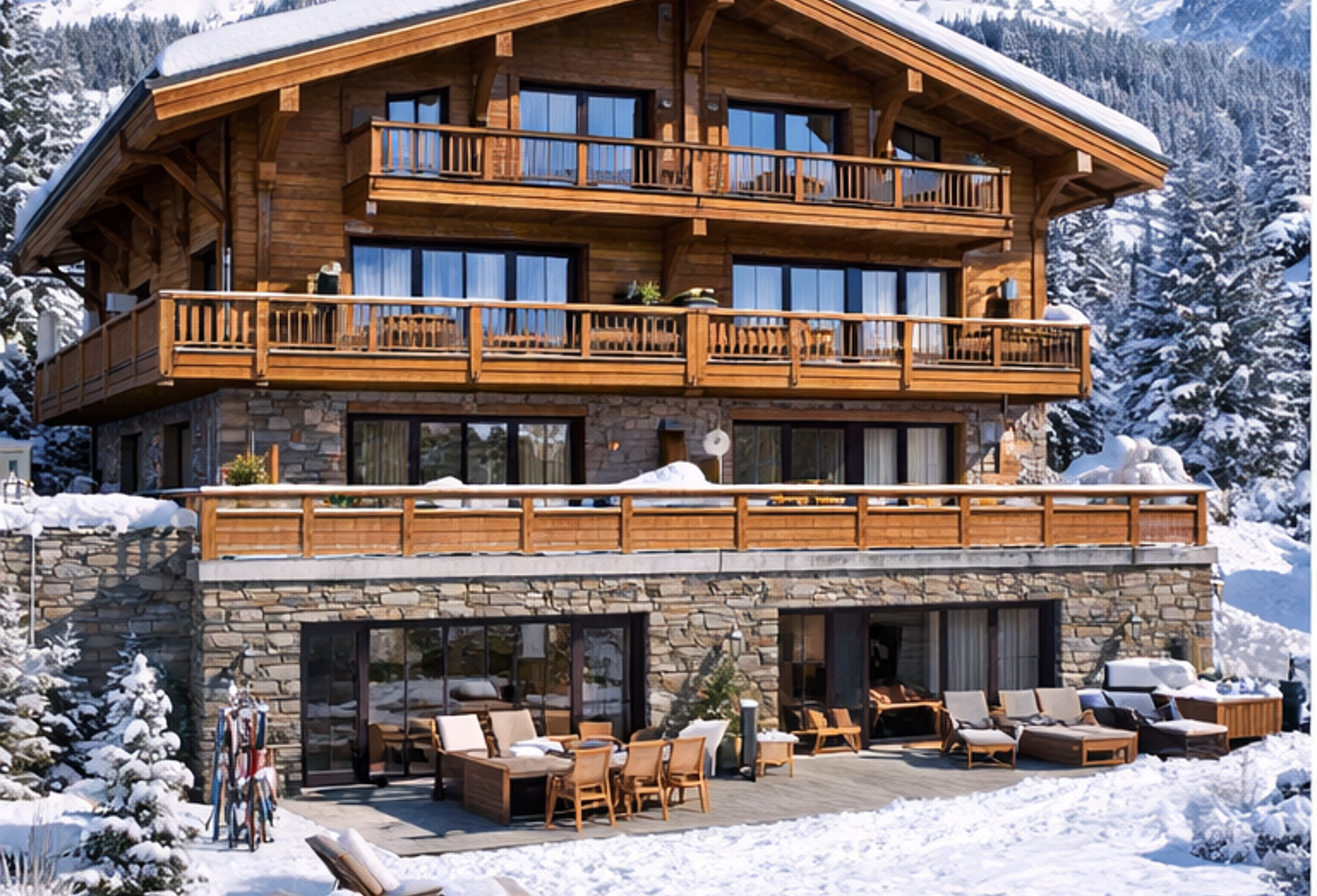 -Un refuge d’exception au cœur de Megève / An exceptional retreat in the heart of Megève — photo 1