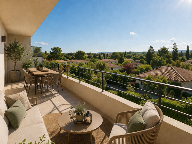 -Appartement T3 avec terrasse plein sud quartier La Torse/Saint Jerome — photo du bien