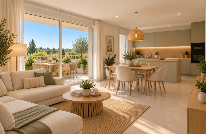 -DERNIER ETAGE T3 de 55M² avec TERRASSE de 9m² PLEIN SUD — photo 2