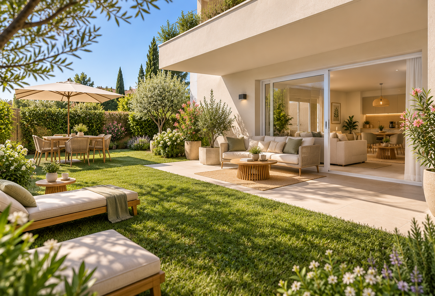 -CARPENTRAS CENTRE - T2 de 40M² avec GRAND JARDIN de 100M² — photo 1