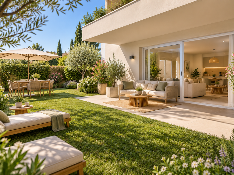 -CARPENTRAS CENTRE - T2 de 40M² avec GRAND JARDIN de 100M² — photo 1