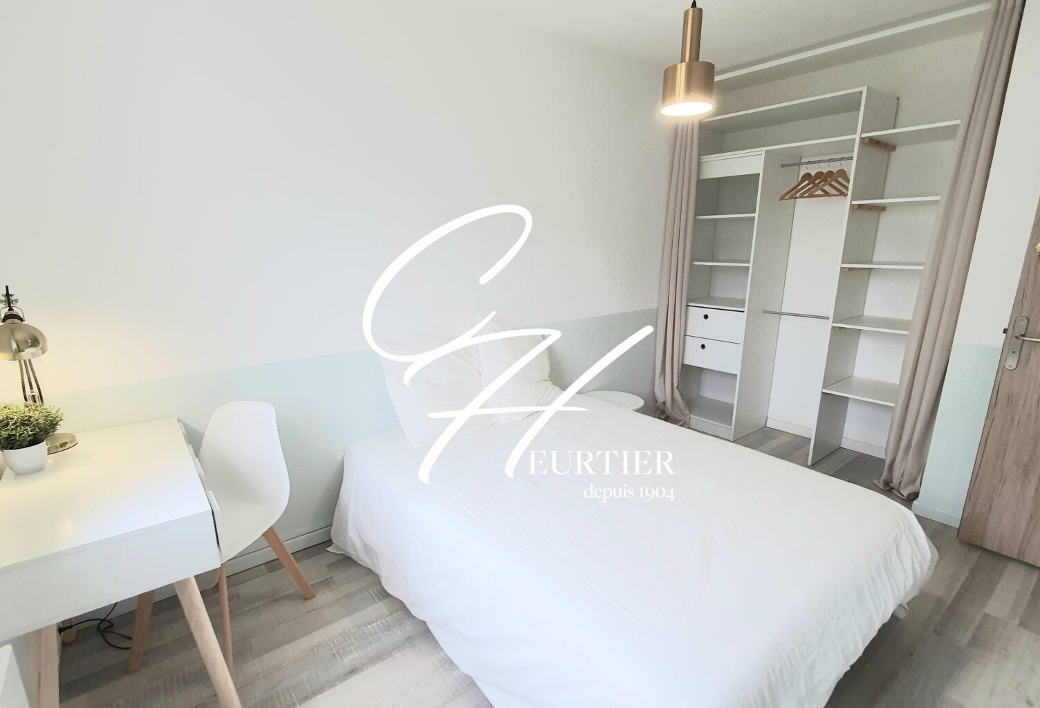 A LOUER - 1 CHAMBRE n°2 - 8 rue Gustave Courbet SAINT MARTIN D' — photo 1