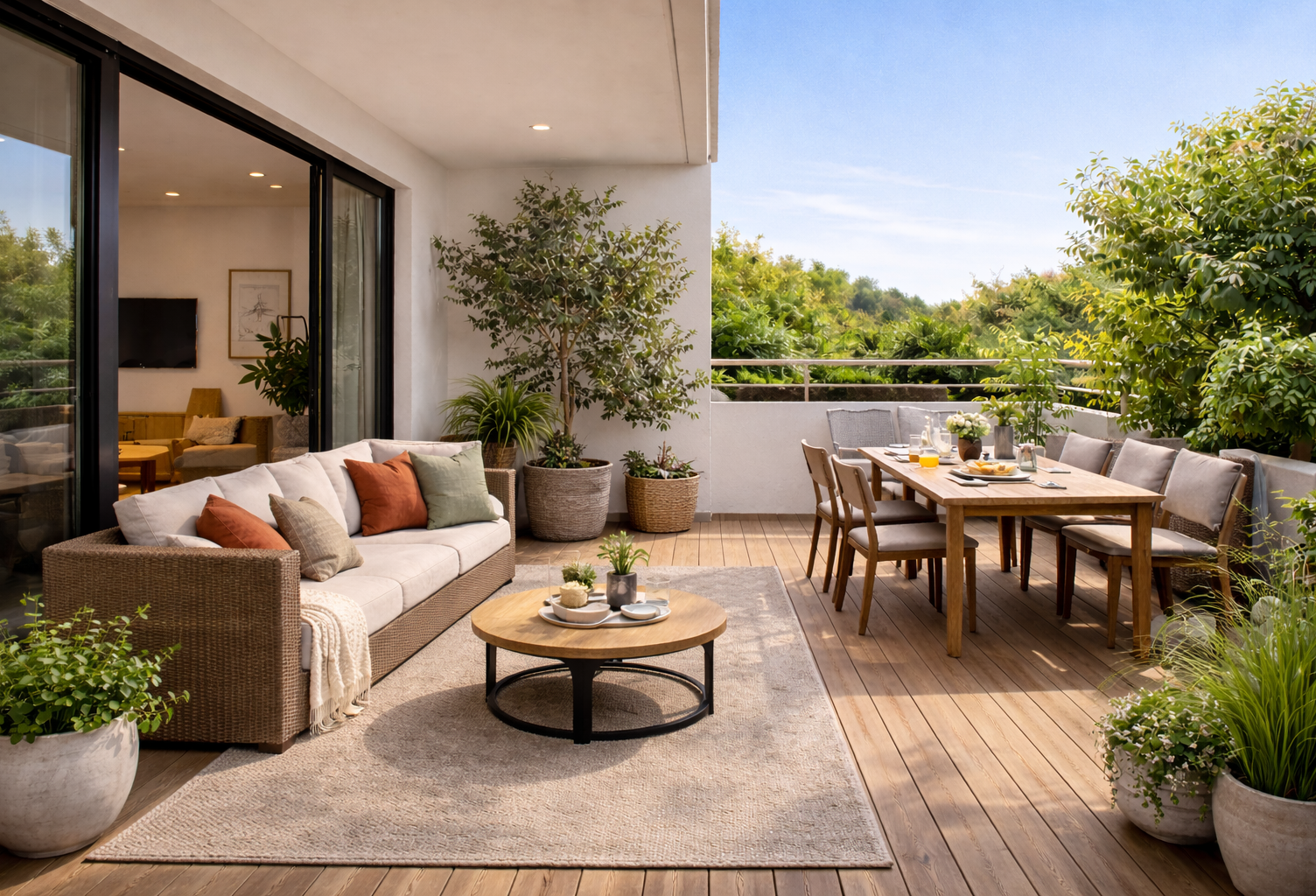 SUPERBE T4 LUMINEUX DE 80m² avec DEUX TERRASSES — photo 1
