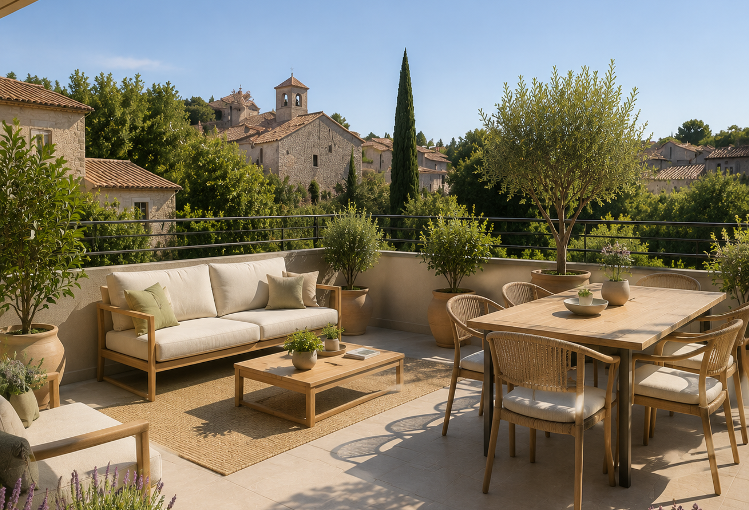 -PUYRICARD CENTRE VILLAGE 4P 100M² AVEC TERRASSE DE 25M² — photo 1