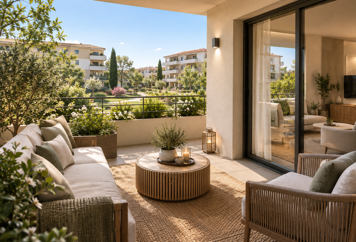 A 15 MIN DU CENTRE VILLE AIXOIS - 3P DE 70M² AVEC EXTERIEUR DE 12M² — photo 1