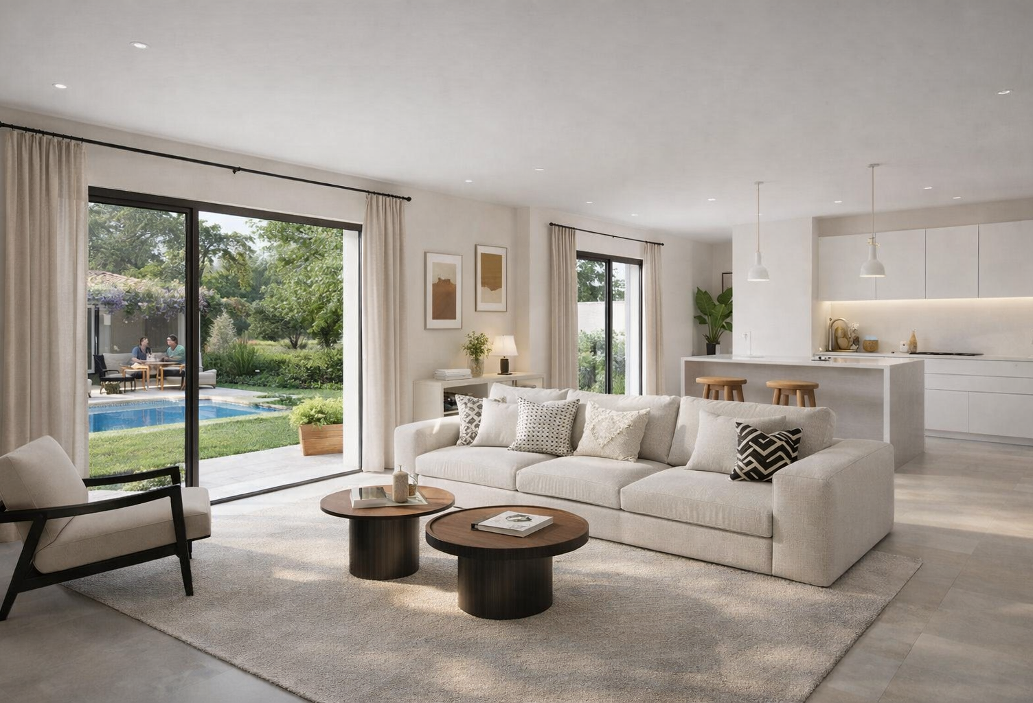 -VILLA INDIVIDUELLE 120M² 4 CHAMBRES DE PLAIN PIED AVEC GARAGE ET JARDIN — photo 1