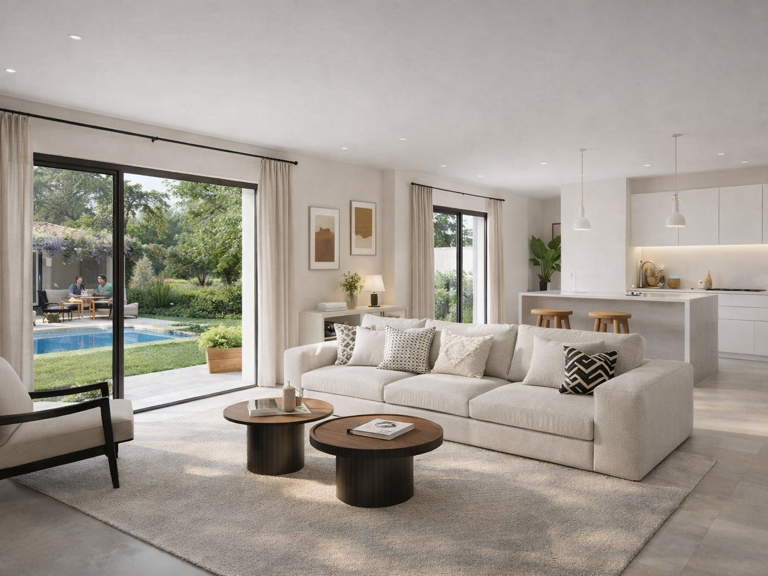 -VILLA INDIVIDUELLE 120M² 4 CHAMBRES DE PLAIN PIED AVEC GARAGE ET JARDIN — photo 1