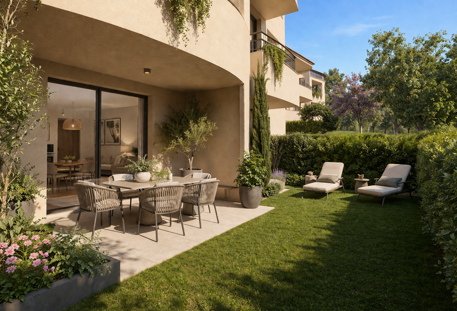 -VIEUX VILLAGE - T4 TRAVERSANT AVEC JARDIN EXPOSE SUD EST  — photo 1
