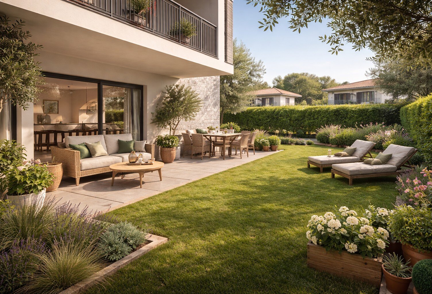 -T2 avec jardin 75 m² – Rare à Aix — photo 1