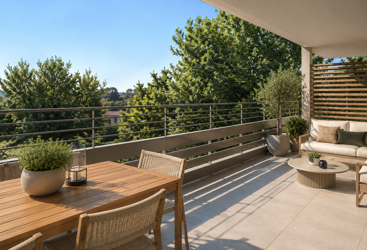 AIX-EN-PROVENCE – T2 AVEC BALCON ET STATIONNEMENT À DEUX PAS DU CENTRE-VILLE — photo 1