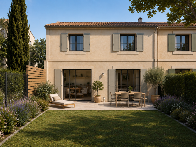 - Maison 4 pièces de 80m² avec garage et jardin de 110m² — photo du bien