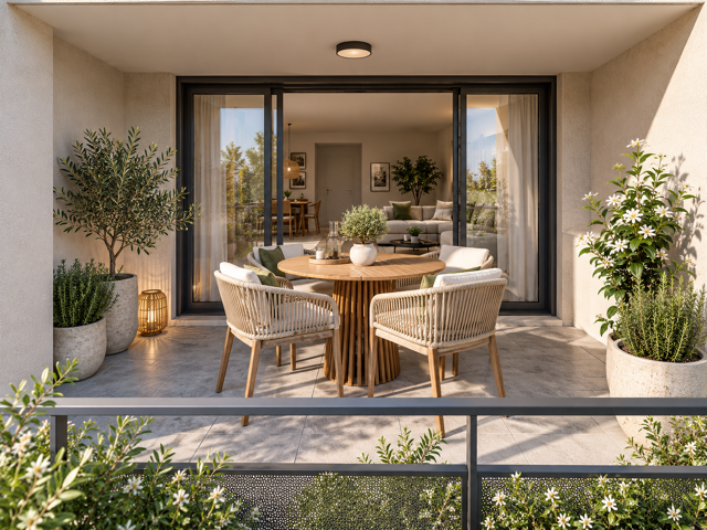 T4 d'exception neuf avec deux terrasses — photo du bien