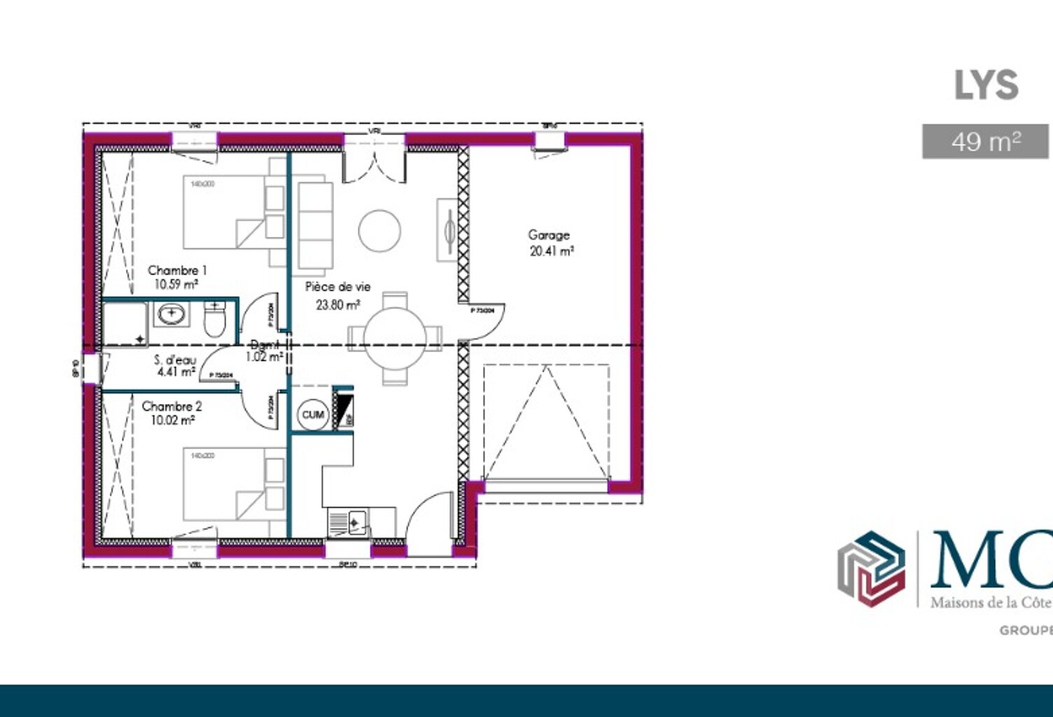 Maison à construire à Daignac (33420) — photo 1