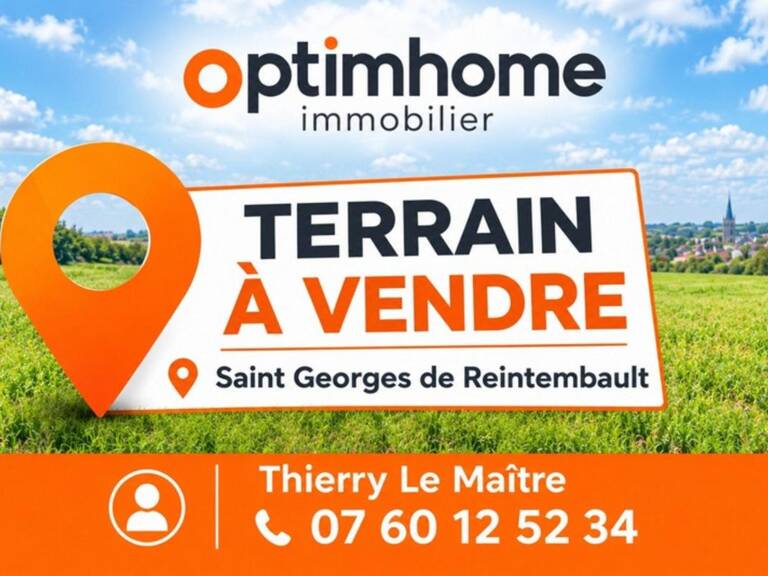 Terrain à vendre au cœur du bourg – 432 m² à Saint-Georges-de-Reintembault(35) — photo 1