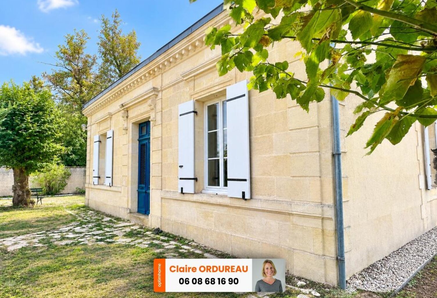 BLANQUEFORT – MAISON EN PIERRE 195 M² – 4 CHAMBRES, JARDIN SANS VIS-À-VIS ET DÉPENDANCE — photo 1