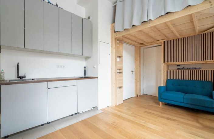 Paris 20e — Studio meublé 19 m² avec mezzanine — DPE C — photo 4