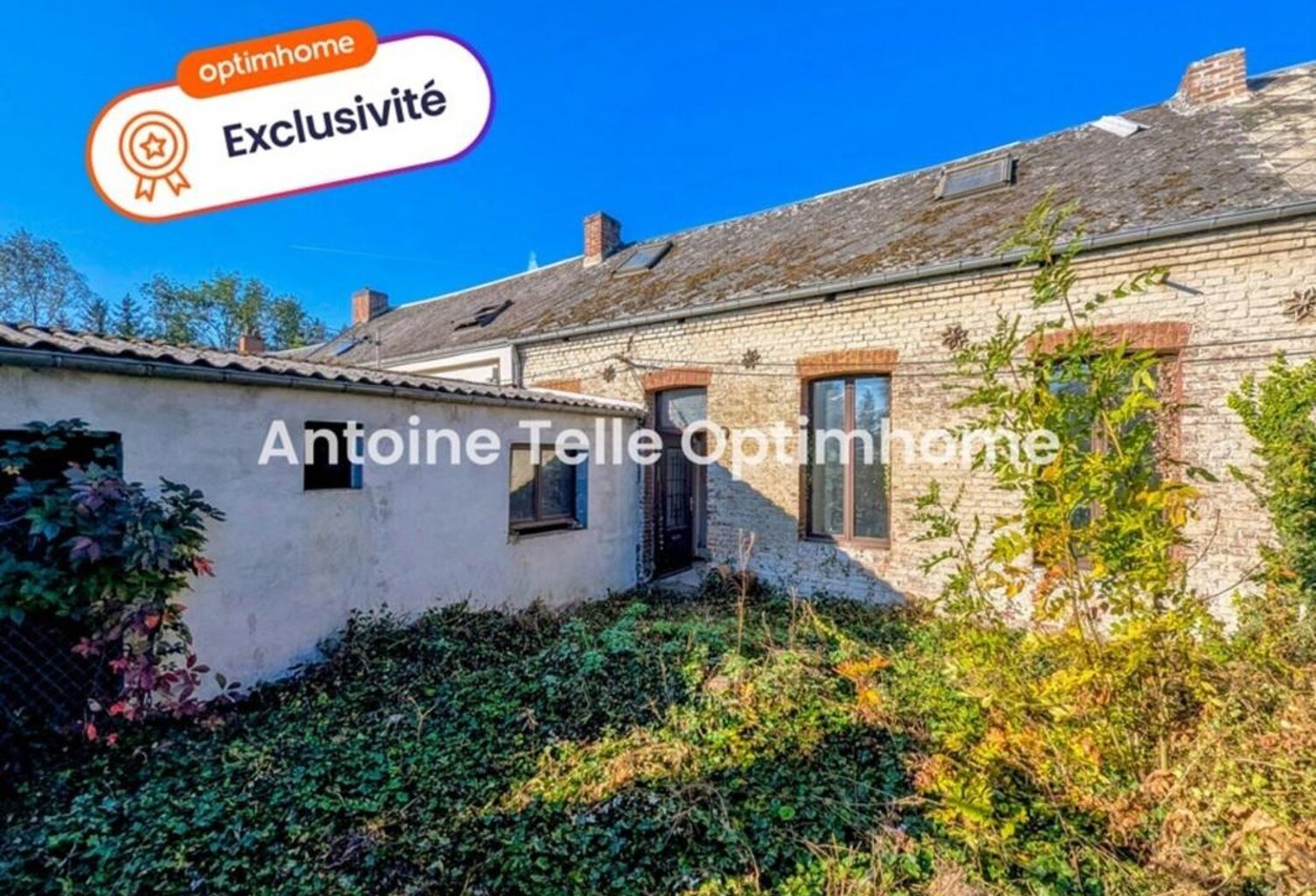 Exclusivité - Maison mitoyenne avec jardinet à rénover - Bousies 59222 — photo 1