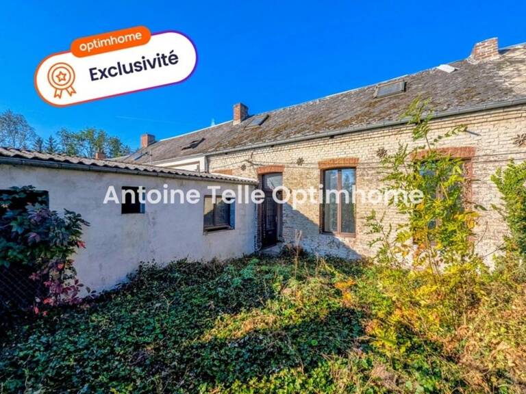 Exclusivité - Maison mitoyenne avec jardinet à rénover - Bousies 59222 — photo 1