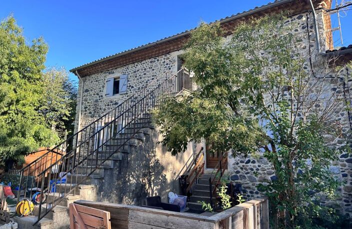 ROMPON (07250) Immeuble de rapport en pierres, 5 appartements loués — photo 3