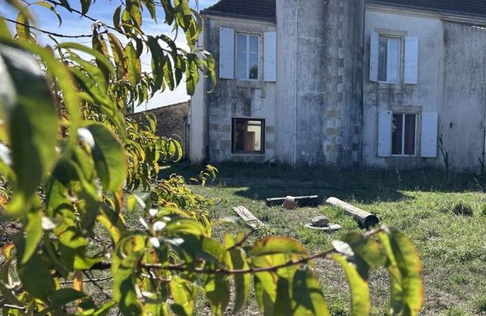 Trizay, maison ancienne à rénover avec jardin et dépendance — photo 2
