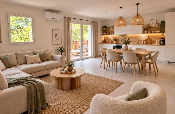 Appartements neufs T3 67m² avec Terrasse et Cellier 1er étage dans maison Vue montagne exceptionnelle BUSTINCE — photo 3