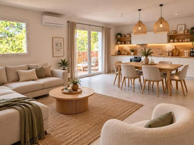 Appartements neufs T3 67m² avec Terrasse et Cellier 1er étage dans maison Vue montagne exceptionnelle BUSTINCE — photo du bien