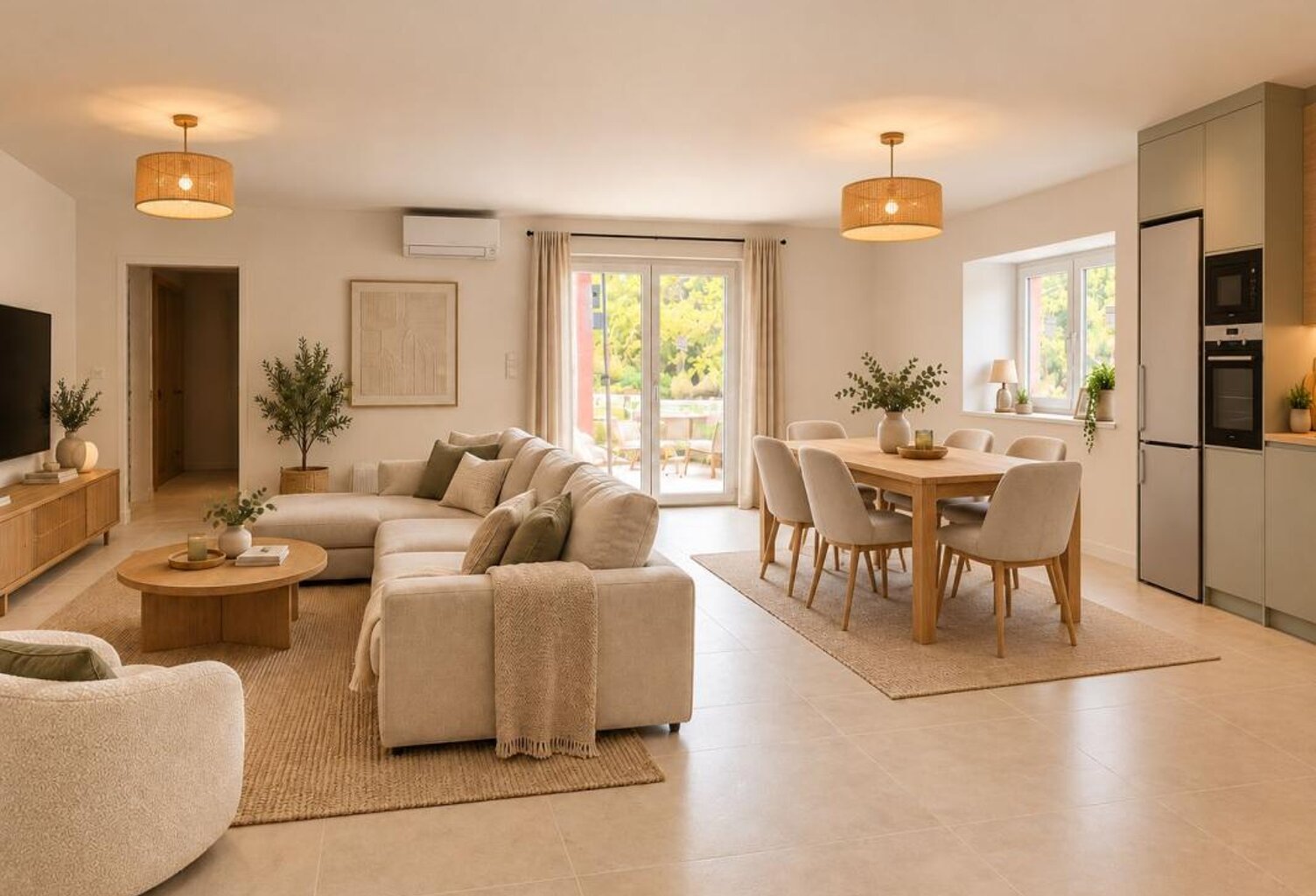 Appartement neuf T4 94m² avec Terrasse Jardin et Cellier dans maison et une vue montagne exceptionnelle BUSTINCE — photo 1