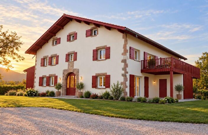 Appartement neuf T4 94m² avec Terrasse Jardin et Cellier dans maison et une vue montagne exceptionnelle BUSTINCE — photo 2