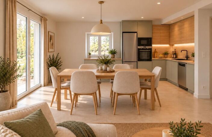 Appartement neuf T4 94m² avec Terrasse Jardin et Cellier dans maison et une vue montagne exceptionnelle BUSTINCE — photo 3