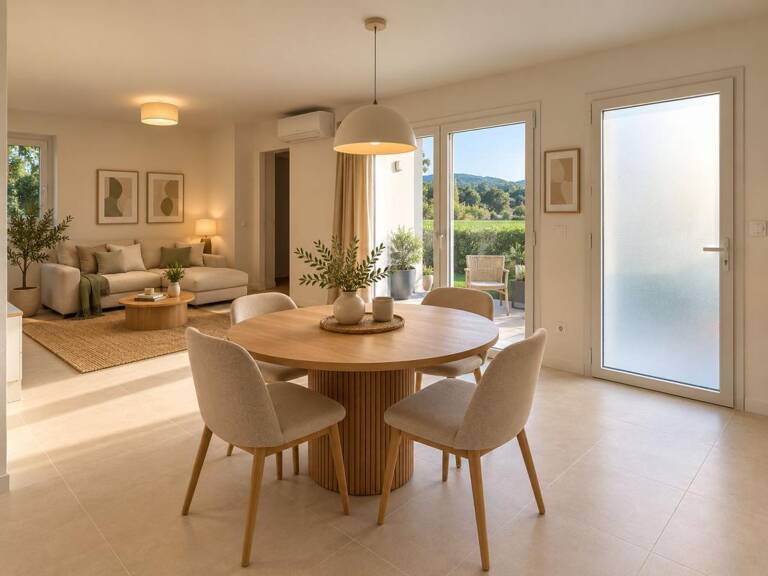 Appartements neufs T2 avec Terrasse , Cellier et Jardin RDC dans Maison avec une magnifique vue montagne BUSTINCE — photo 1